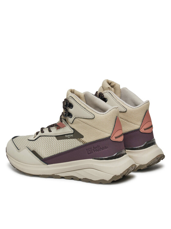 Jack Wolfskin Jack Wolfskin Trekking čevlji Dromoventure Texapore Mid W 4059651 Bež