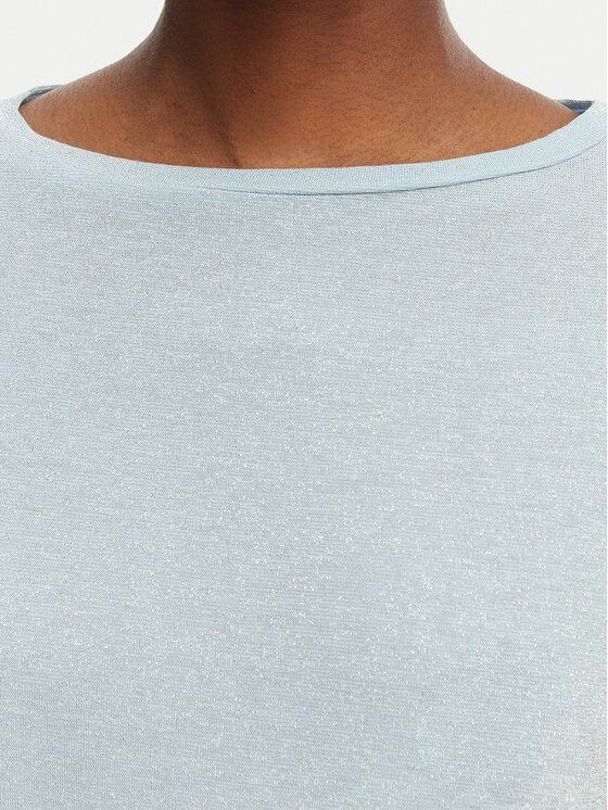 Marella Marella Blusa Accorta 2615971052 Celeste Regular Fit