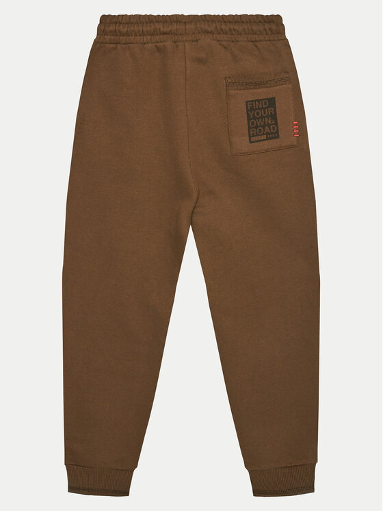 United Colors Of Benetton United Colors Of Benetton Spodnji del trenirke 3HLMCF05N Rjava Regular Fit