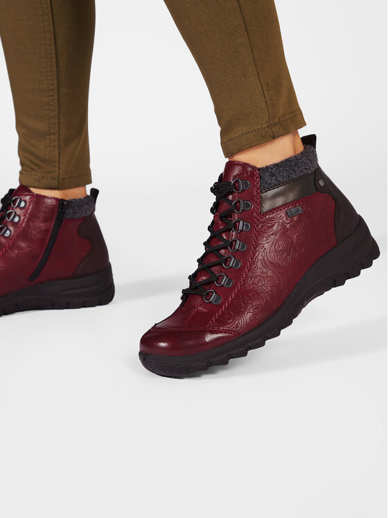 Rieker Rieker Īsie zābaki L7144-35 Bordo