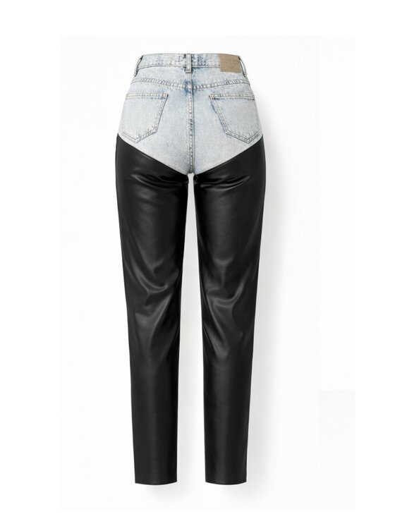 MissDenim MissDenim Jeansy Slim Jeans Niebieski Mom Fit