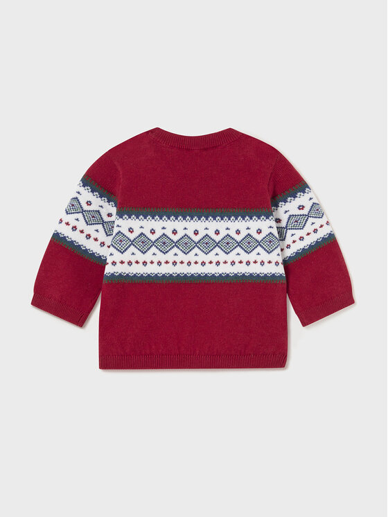 Mayoral Mayoral Sweter 2.305 Czerwony Regular Fit