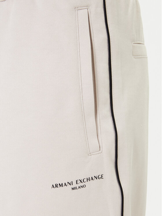 Armani Exchange Armani Exchange Teplákové kalhoty XM001358 AF16278 U1013 Écru Regular Fit