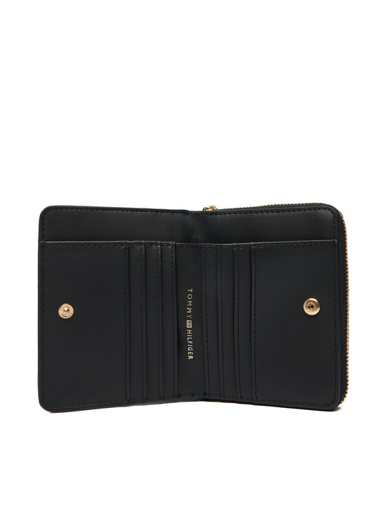 Tommy Hilfiger Tommy Hilfiger Гаманець Med Za W/Flap Mono AW0AW18035 Чорний