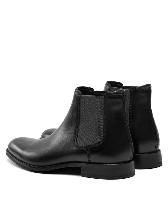 Clarks Clarks Боти тип челси Craftarlo Top 261734607 Черен
