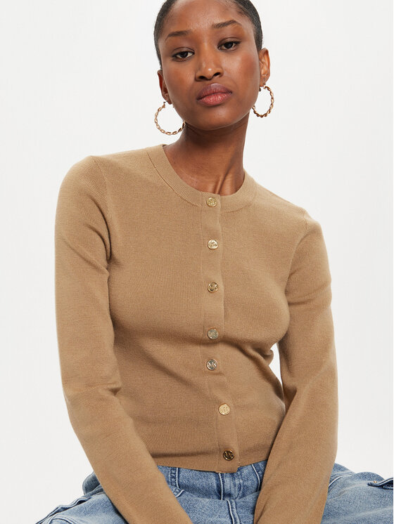 MICHAEL Michael Kors Cardigan MT460Y94VR Marron Slim Fit Modivo