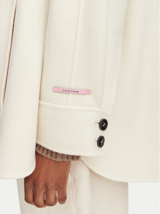 MAX&Co. MAX&Co. Wollmantel Saggina 2626086071200 Creme Relaxed Fit