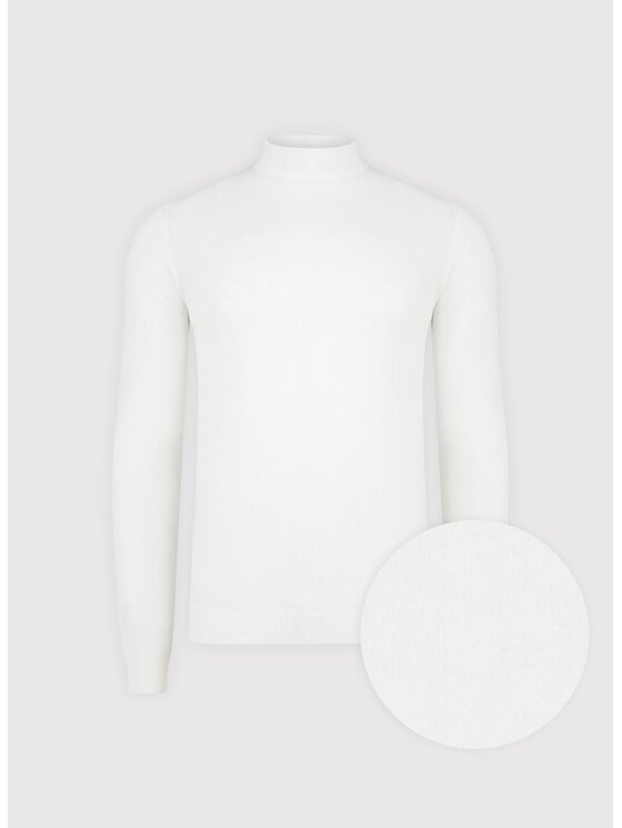 Pako Lorente Pako Lorente Golf P25WB-2X-026 Biały Classic Fit