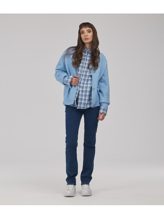 Lee Cooper Lee Cooper Sweter STENIA Niebieski jasny Regular Fit