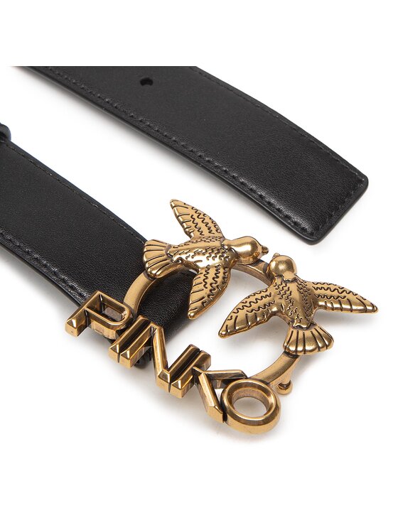 PINKO Pinko Дамски колан Love Aster 1 Simply H3 Belt AL 22-23 PLT01 1H212N Y5H7 Черен