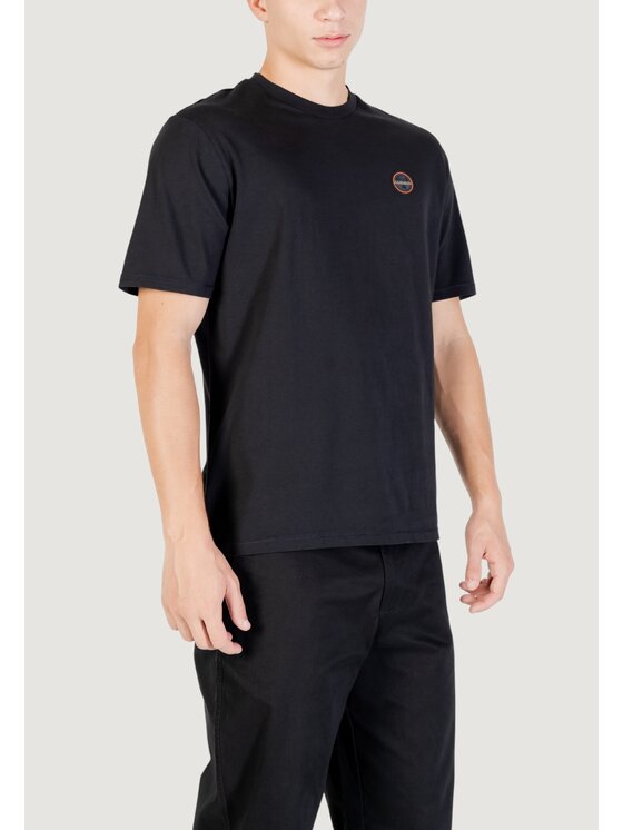 Napapijri Napapijri T-Shirt S-BADGE SS 1 Μαύρο Bermuda Fit