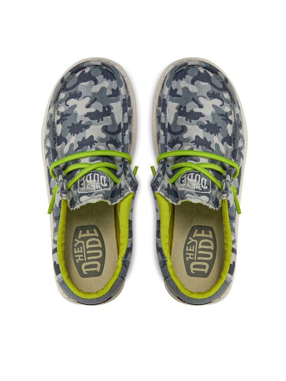Hey Dude Hey Dude Mokassins Wally Youth Camodino 40043-425 Grau