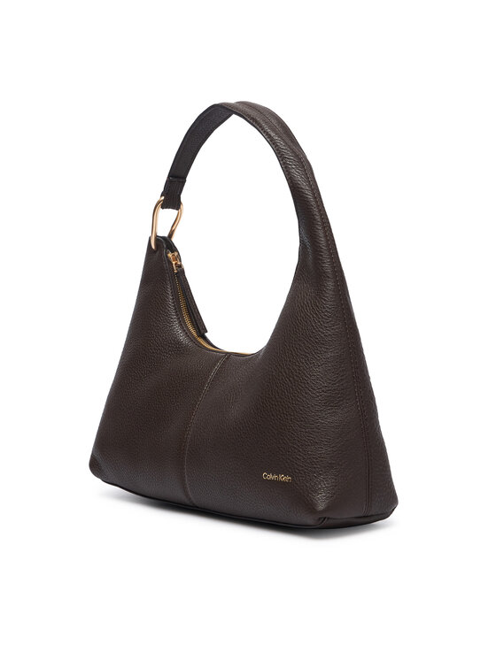 Calvin Klein Calvin Klein Soma Slouchy Leather Shoulder Bag LV04F3657G Brūns