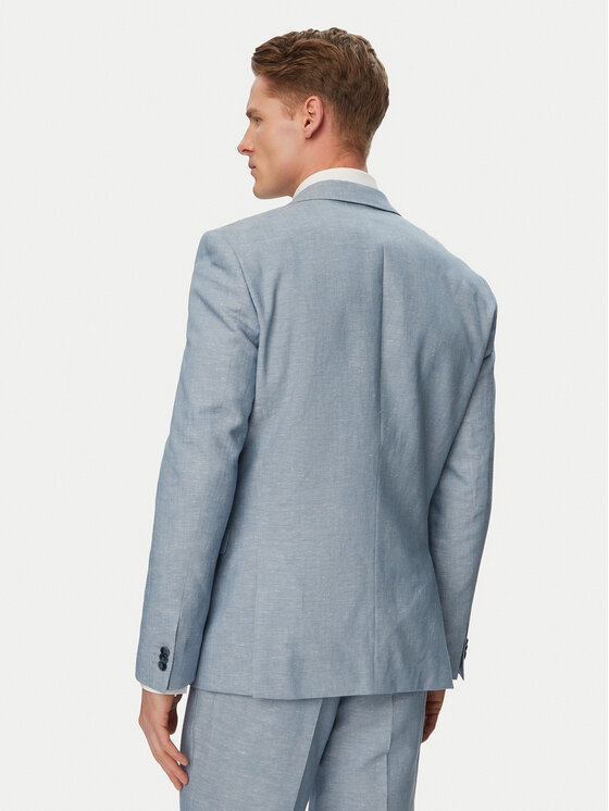 HUGO HUGO Costum Arti/Hesten242V1X 50559671 Albastru deschis Extra Slim Fit
