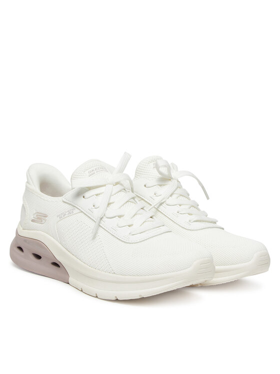 Skechers Skechers Sneakersy Bobs Arc Waves 2.0-Now It 117638/OFWT Biały