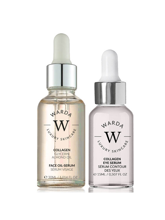 Serum Warda Skincare, SKIN LIFTER BOOST KOLAGENOWE SERUM POD OCZY 15m + SERUM 30ml