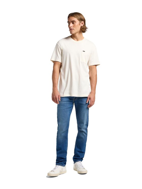 Lee Lee Jeansy 112363710 Niebieski Regular Fit