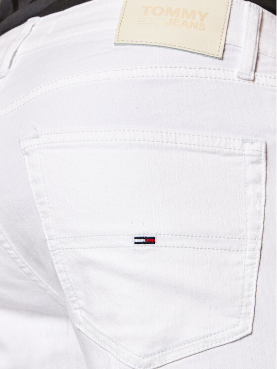 Tommy Jeans Tommy Jeans Szorty jeansowe Scanton DM0DM11595 Biały Slim Fit