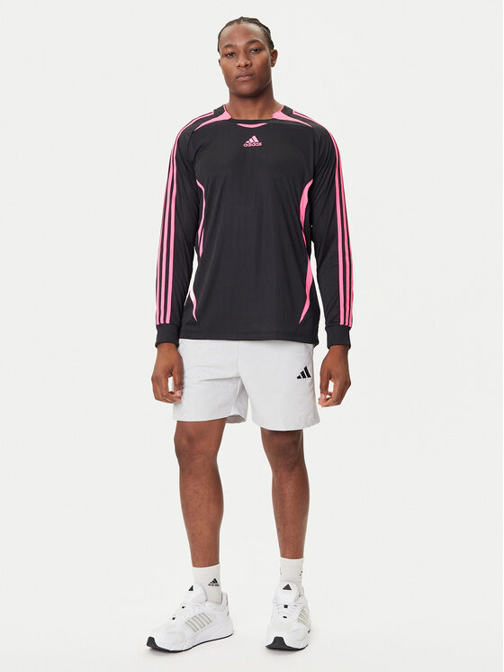 adidas adidas Majica z dolgimi rokavi Teamgeist adicolor JW5907 Črna Loose Fit