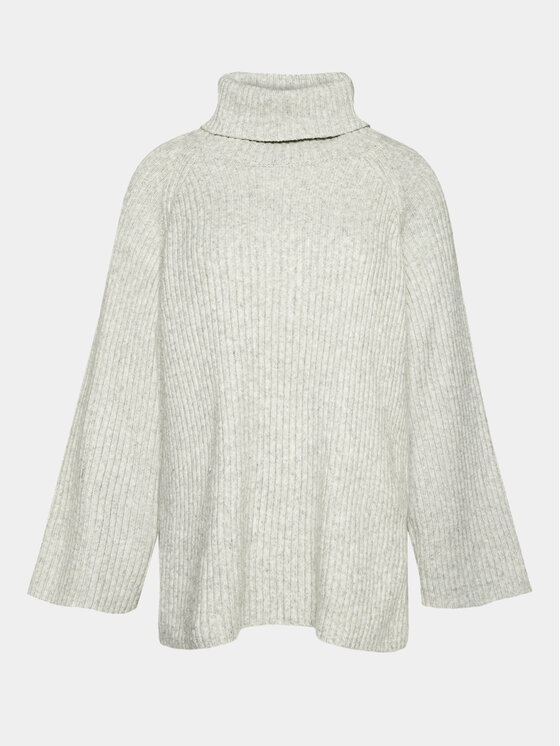 Gina Tricot Rolák 20578 Sivá Regular Fit