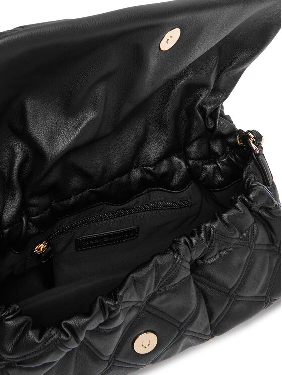Tommy Hilfiger Tommy Hilfiger Ročna torba Th Feminine Shoulder Bag AW0AW18717 Črna