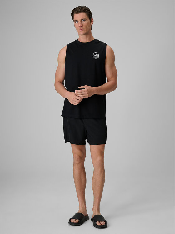4F 4F Tank top CATCH THE WAVE Czarny Standard Fit
