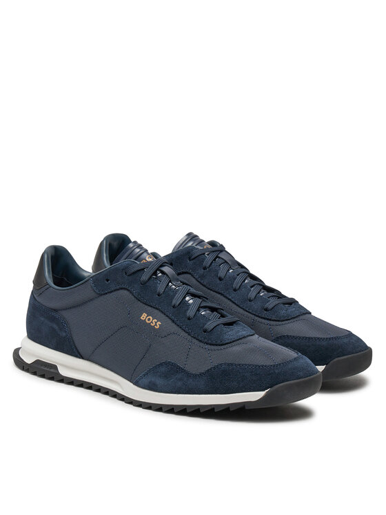 BOSS Boss Sneakersy Zayn Lowp sdtx 50517276 Granatowy