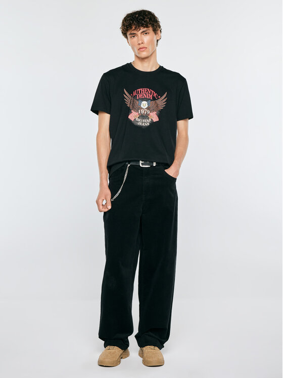BIG STAR BIG STAR T-Shirt MELLER Czarny Comfort Fit