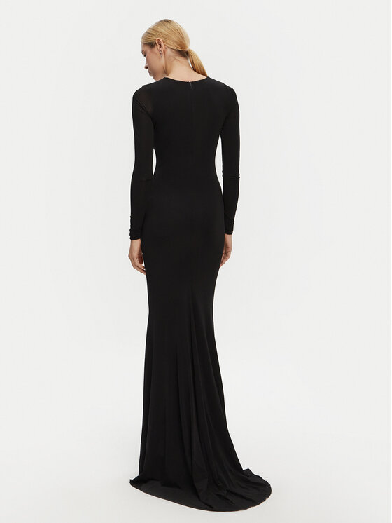 PINKO PINKO Rochie de seară 104935 A2GS Negru Slim Fit