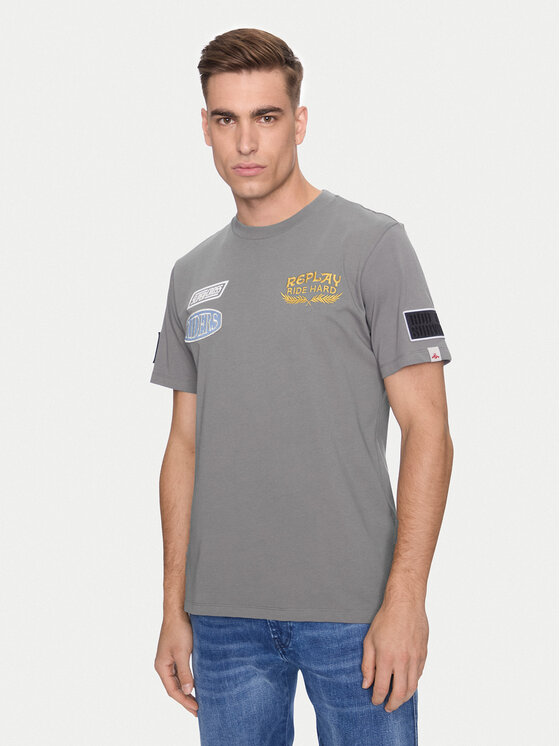 Férfi Póló REPLAY, Méret: M, Szürke, M6928 .000.23608P
