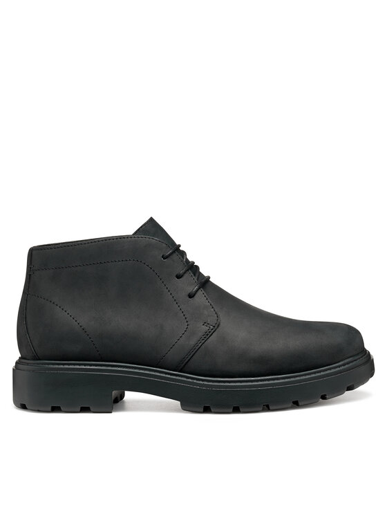 Geox Geox Schnürschuhe U Spherica Ec7 U56FRA 000FF C9999 Schwarz