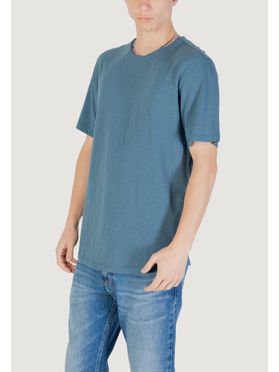 Jack&Jones Jack&Jones T-shirt JJEBASHER TEE O-NECK SS NOOS Blu Casual Fit