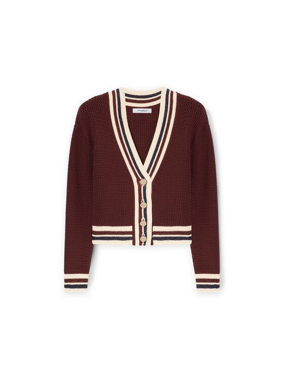 Motivi Motivi Cardigan M437W003533N022 Bordeaux Regular Fit