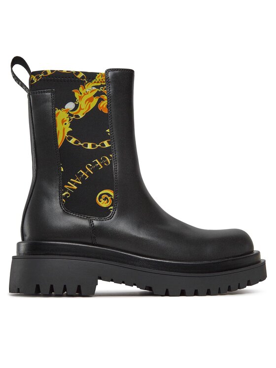 Versace Jeans Couture Versace Jeans Couture Μποτάκια με λάστιχο 75VA3S60 Μαύρο