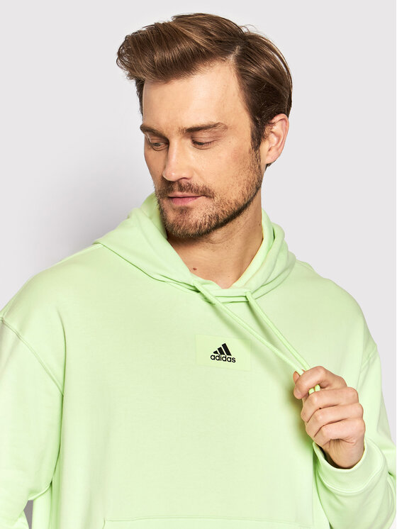 adidas adidas Суитшърт Essentials Feelvivid HE4359 Зелен Loose Fit