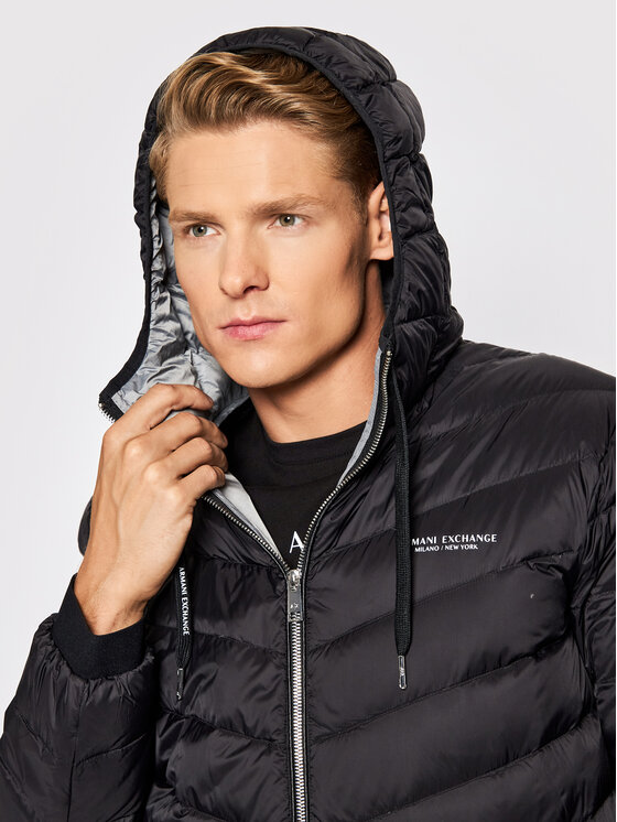 Armani Exchange Armani Exchange Pūkinė striukė 8NZB53 ZNW3Z 0217 Juoda Regular Fit