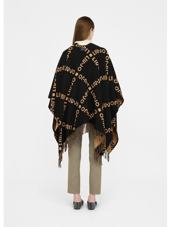 Liu Jo Liu Jo Poncho 2F5033T030022222 Nero Regular Fit