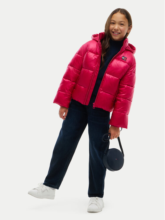 Tommy Hilfiger Tommy Hilfiger Winterjacke KG0KG09586 Rosa Regular Fit
