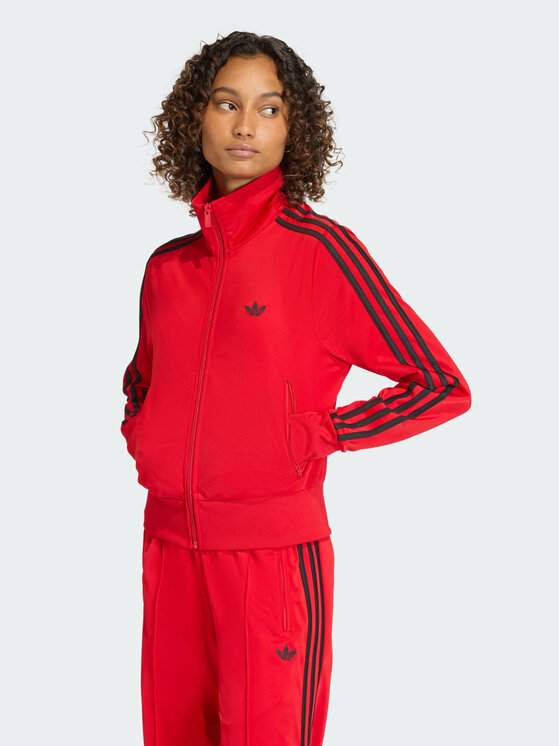 adidas adidas Bluza FIREBIRD CLASSIC Czerwony Regular Fit