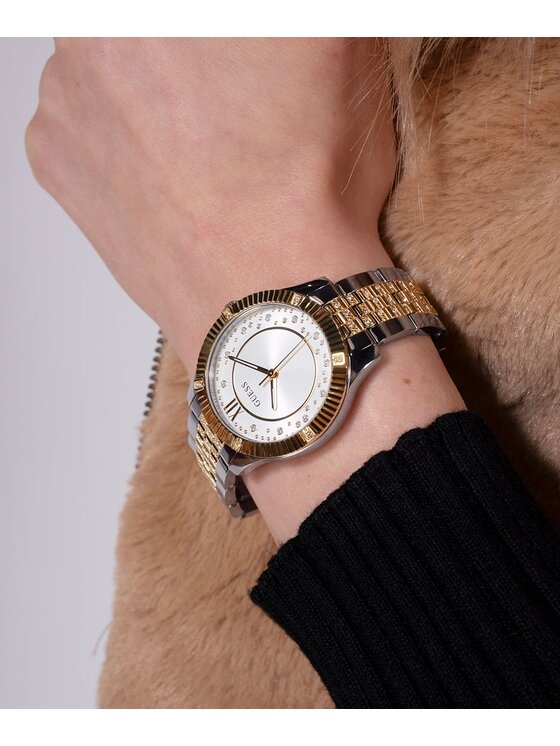 Guess Guess Zegarek GW0765L1 Srebrny