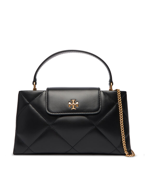 Tory Burch Tory Burch Kabelka Kira Diamond Quilt East-West Top Handle 174999 Čierna