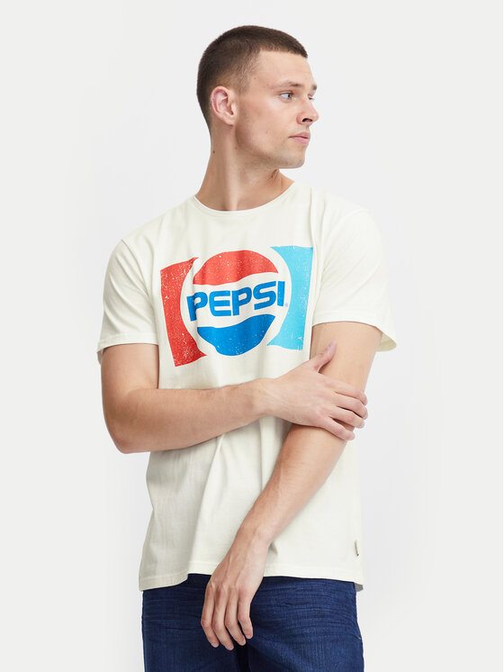 Blend Blend Тишърт 20716807 Бял Regular Fit