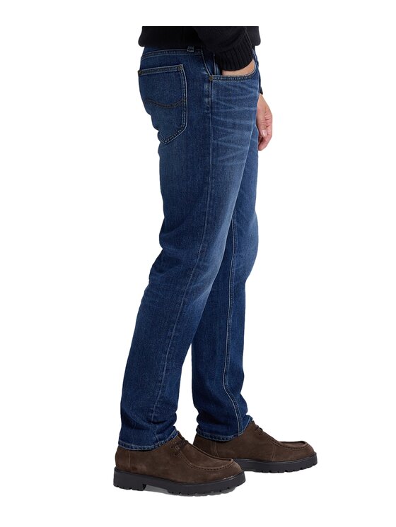 Lee Lee Jeansy 112387467 Niebieski Regular Fit