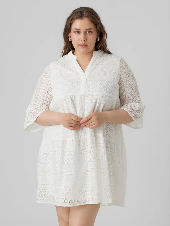Vero Moda Curve Bluse 10294302 Weiß