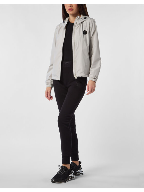 Plein Sport Plein Sport Kurtka do biegania 24419 Biały Jogger Fit