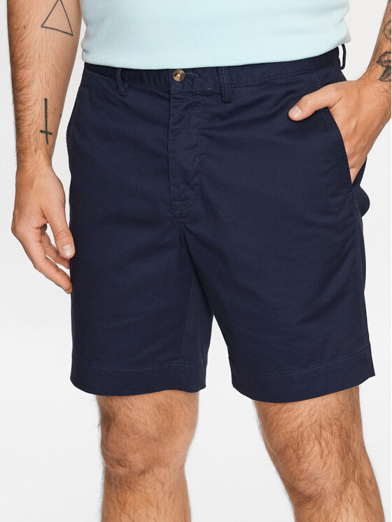 Polo Ralph Lauren Polo Ralph Lauren Pantalon scurți din material 710799213005 Bleumarin Slim Fit