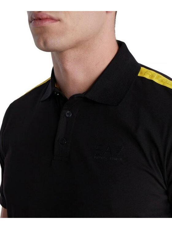 EA7 Emporio Armani EA7 Emporio Armani Polokošeľa 3DPF23 PJ02Z 1200 Čierna Regular Fit