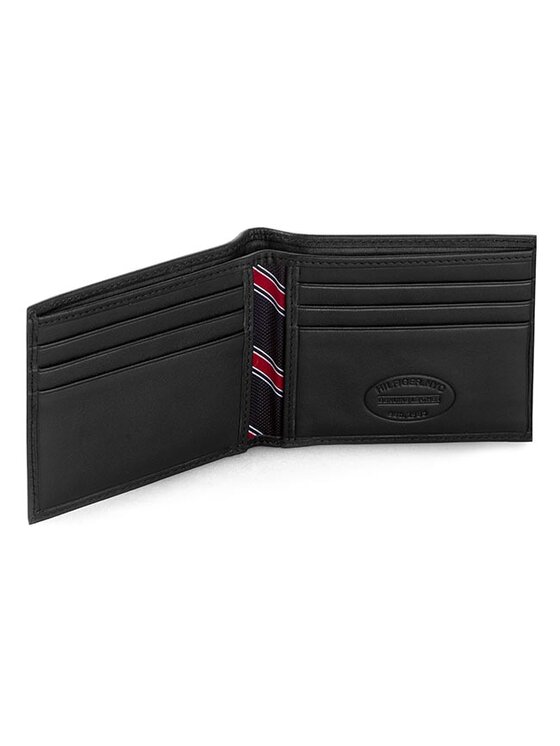 Tommy Hilfiger Tommy Hilfiger Suur meeste rahakott Eton Mini Cc Wallet AM0AM00655/83365 Must