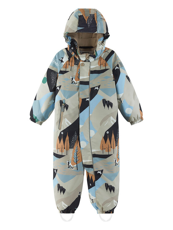 Reima Reima Зимовий комбінезон Puhuri 5100116B Кольоровий Regular Fit