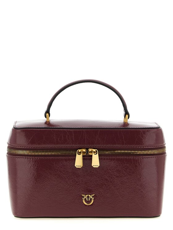PINKO PINKO Torebka Bordeaux Calfskin Hand Bordowy